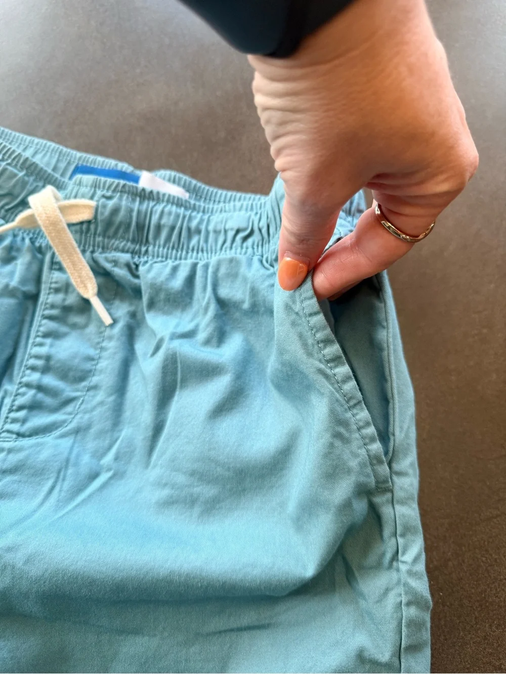 Old Navy Teal Drawstring Kids Shorts